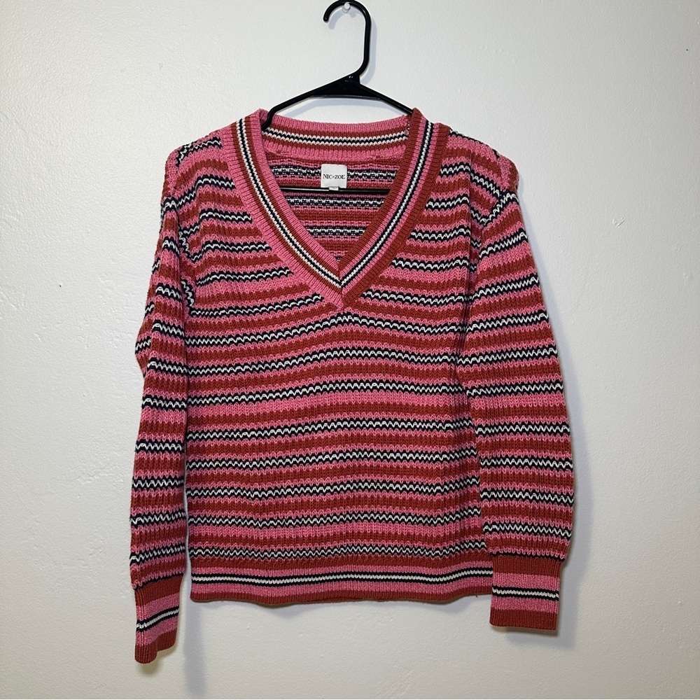 NIC+ZOE V-Neck Sweater - Picture 2 of 7